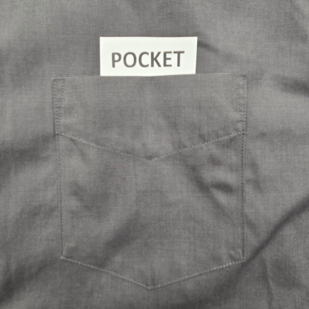 UNTUCKit Long Sleeve Button Down Shirt Wrinkle Free 100% Cotton Gray Mens XXL - Picture 5 of 7